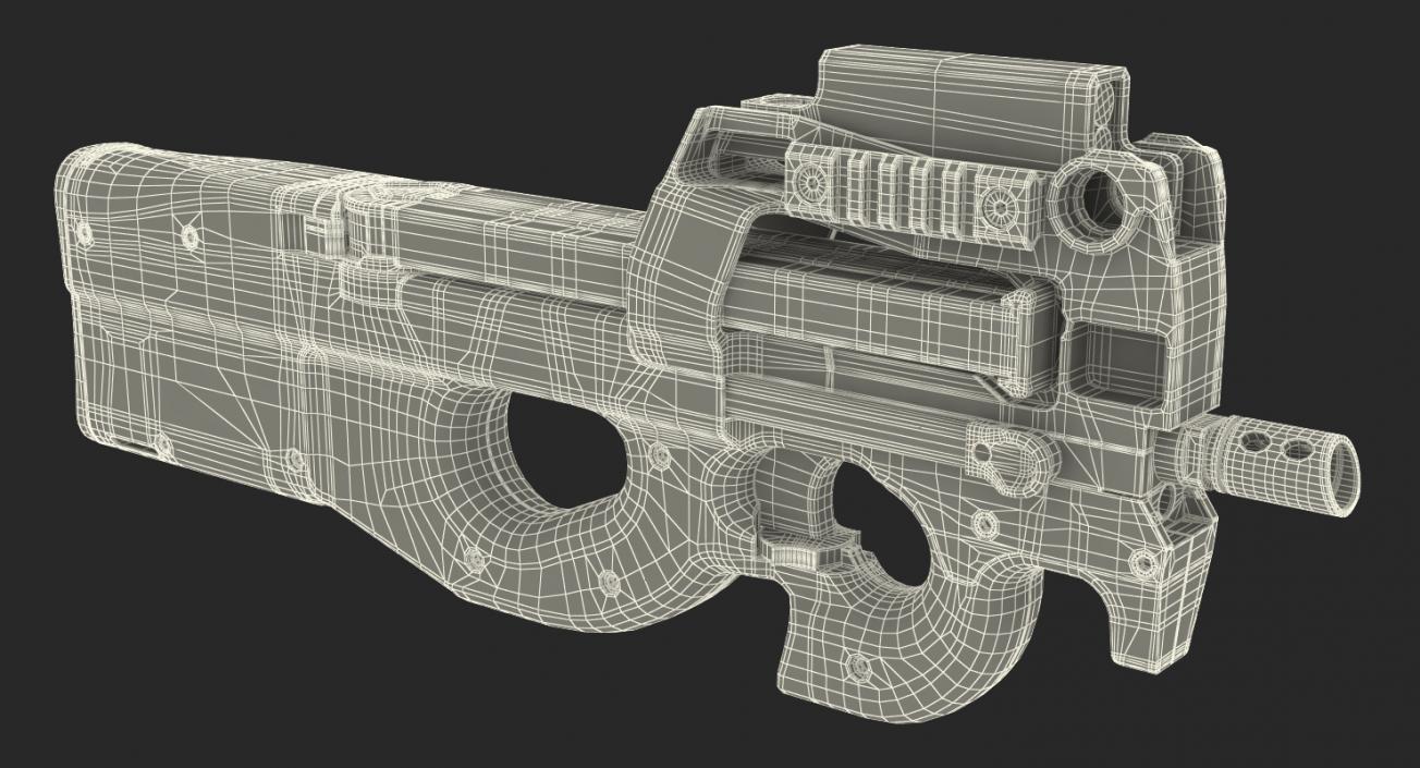 3D model FN P90 Personal Defense Weapon