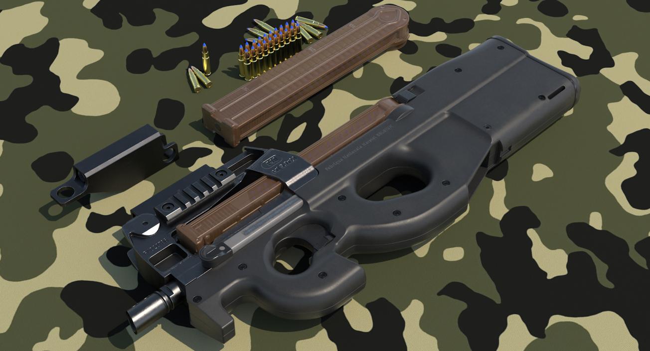 3D model FN P90 Personal Defense Weapon