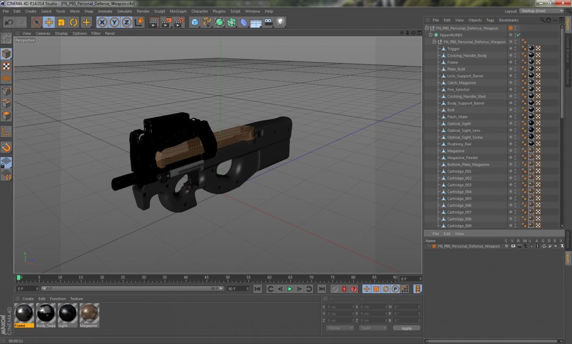 3D model FN P90 Personal Defense Weapon