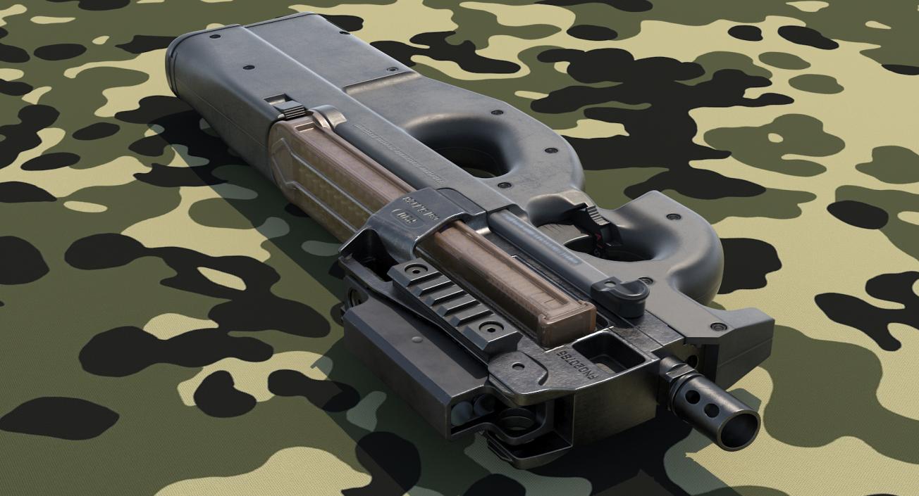 3D model FN P90 Personal Defense Weapon