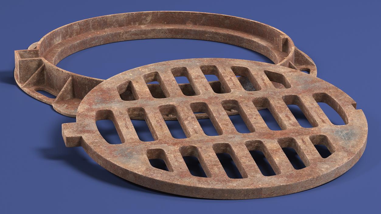 3D Rusty Storm Water Sewer model