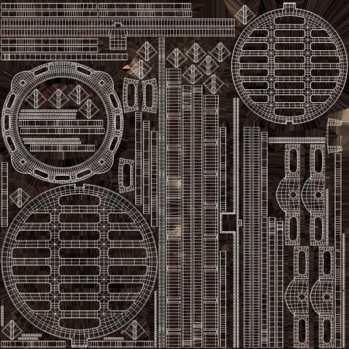 3D Rusty Storm Water Sewer model