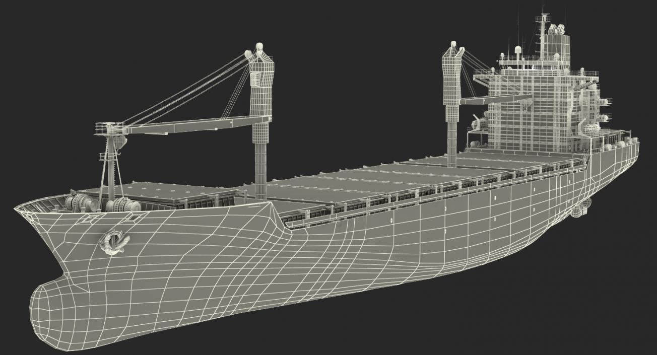 3D model Cargo Ship