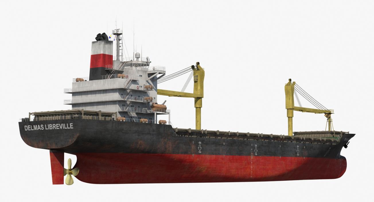 3D model Cargo Ship