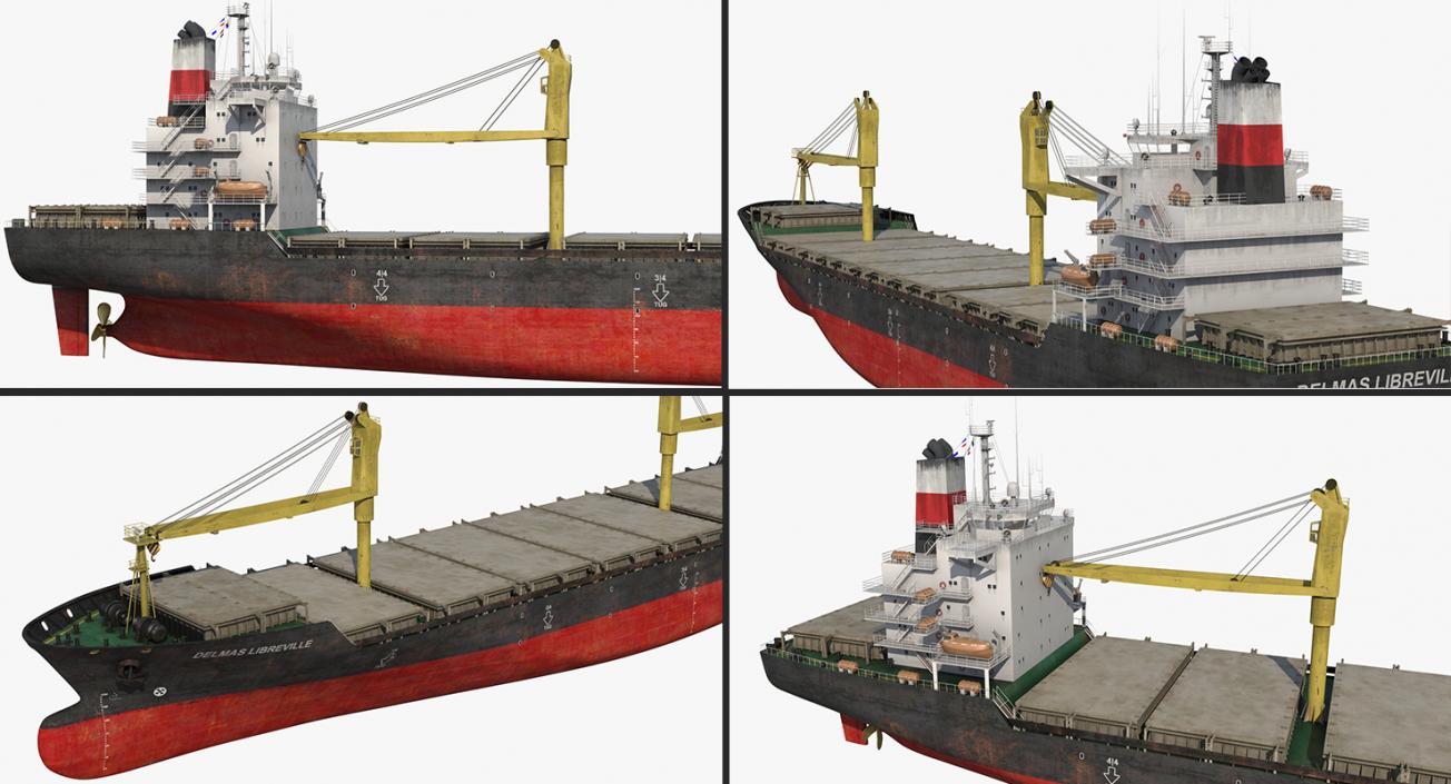 3D model Cargo Ship