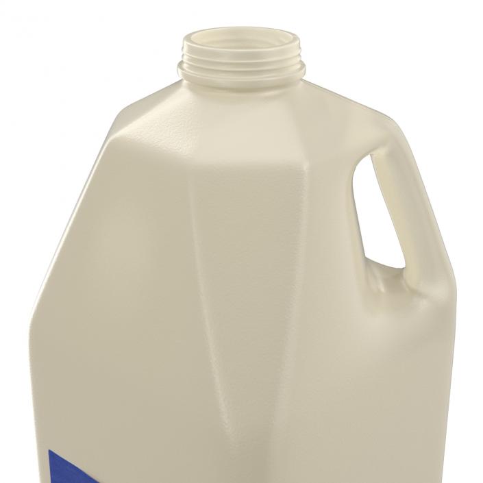 3D Milk Half Gallon Plastic Bottle