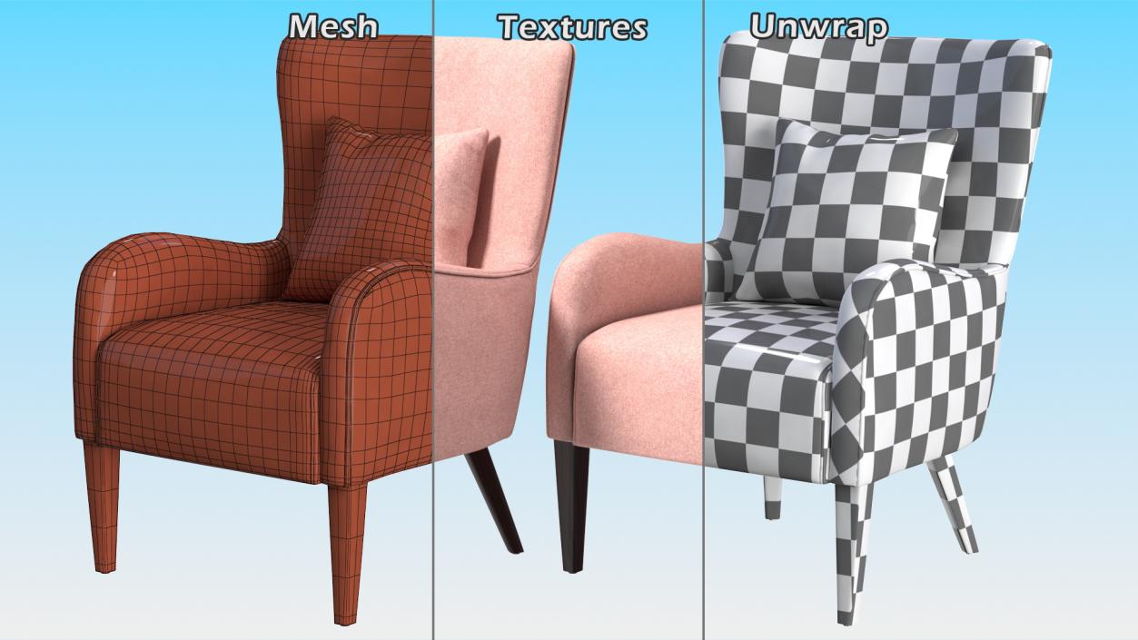 Armchairs Collection 6 3D