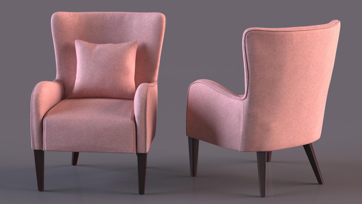 Armchairs Collection 6 3D