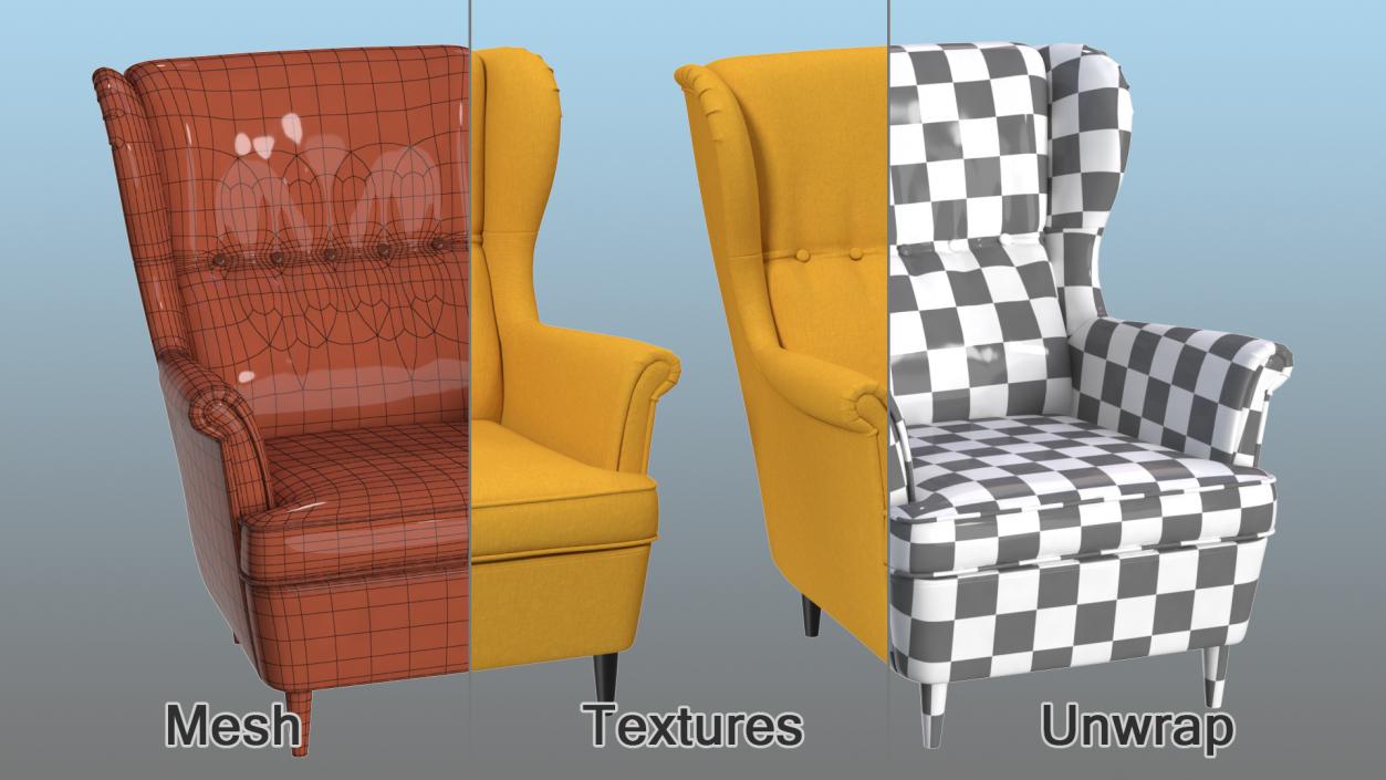 Armchairs Collection 6 3D