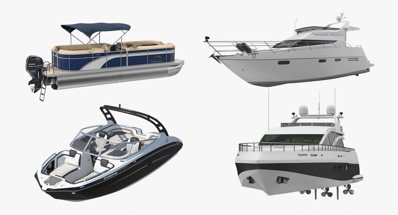 Yachts 3D Models Collection 5 3D model