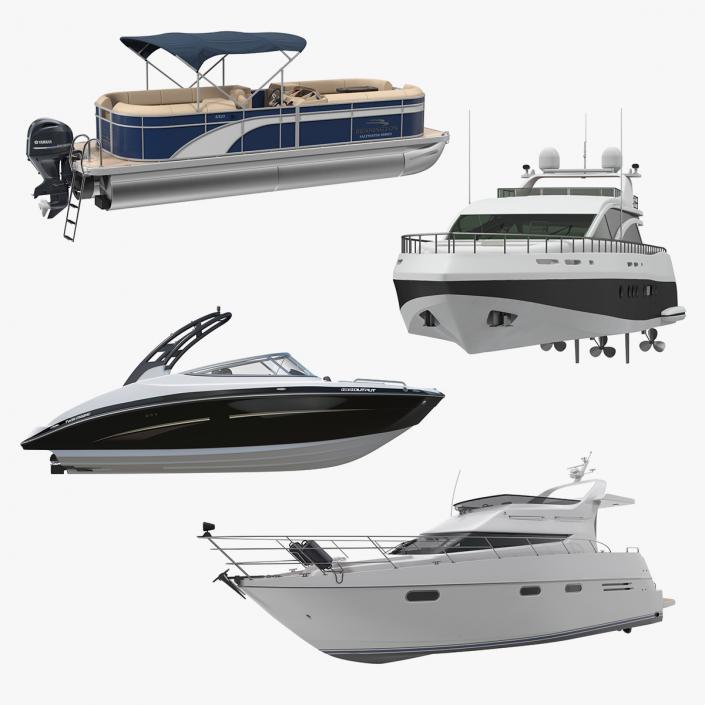 Yachts 3D Models Collection 5 3D model