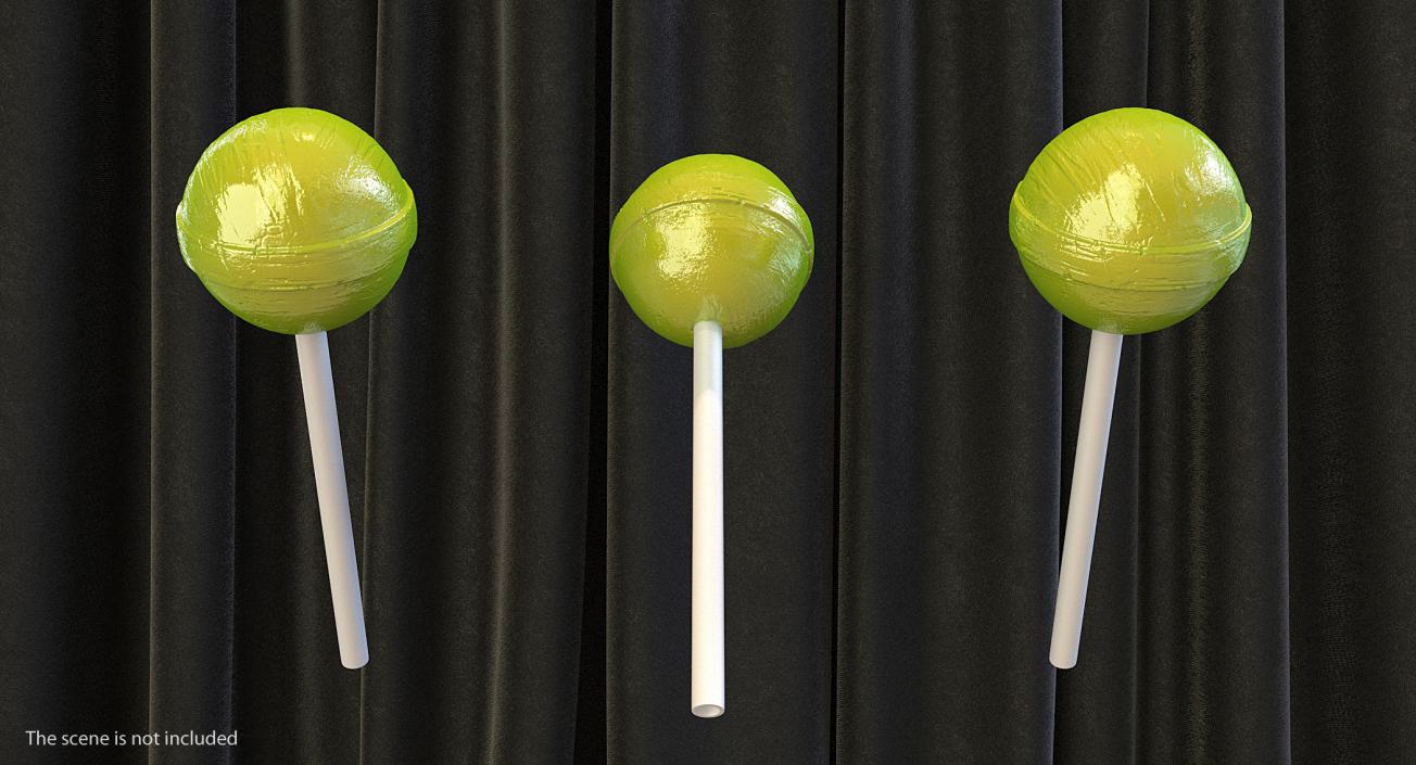 3D Chupa Chups Lollipop Apple