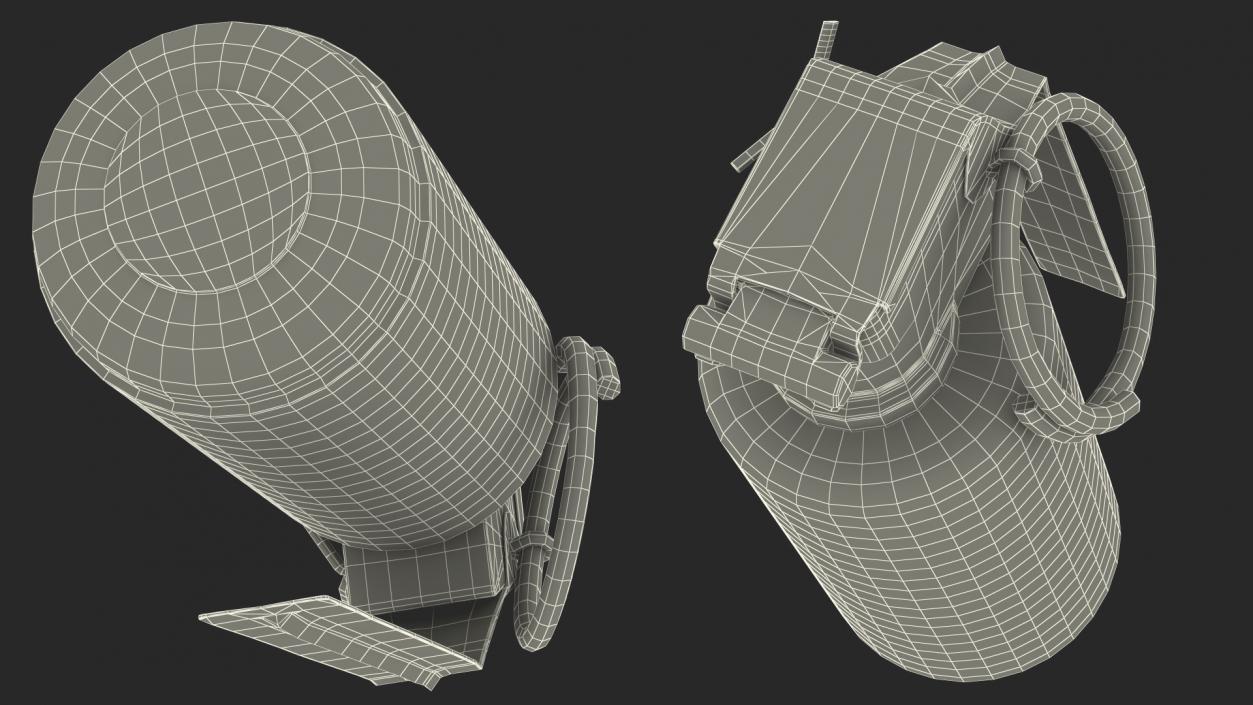 3D XM58 Riot Control CS Grenade model