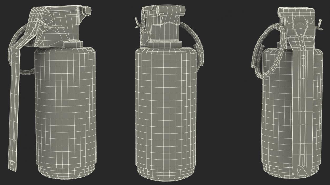 3D XM58 Riot Control CS Grenade model