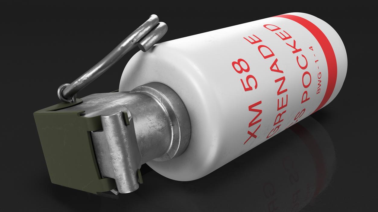 3D XM58 Riot Control CS Grenade model