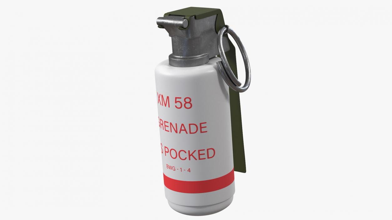 3D XM58 Riot Control CS Grenade model