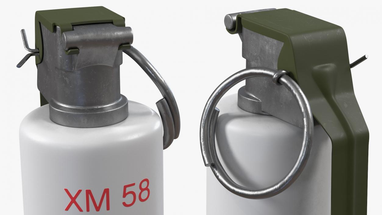 3D XM58 Riot Control CS Grenade model