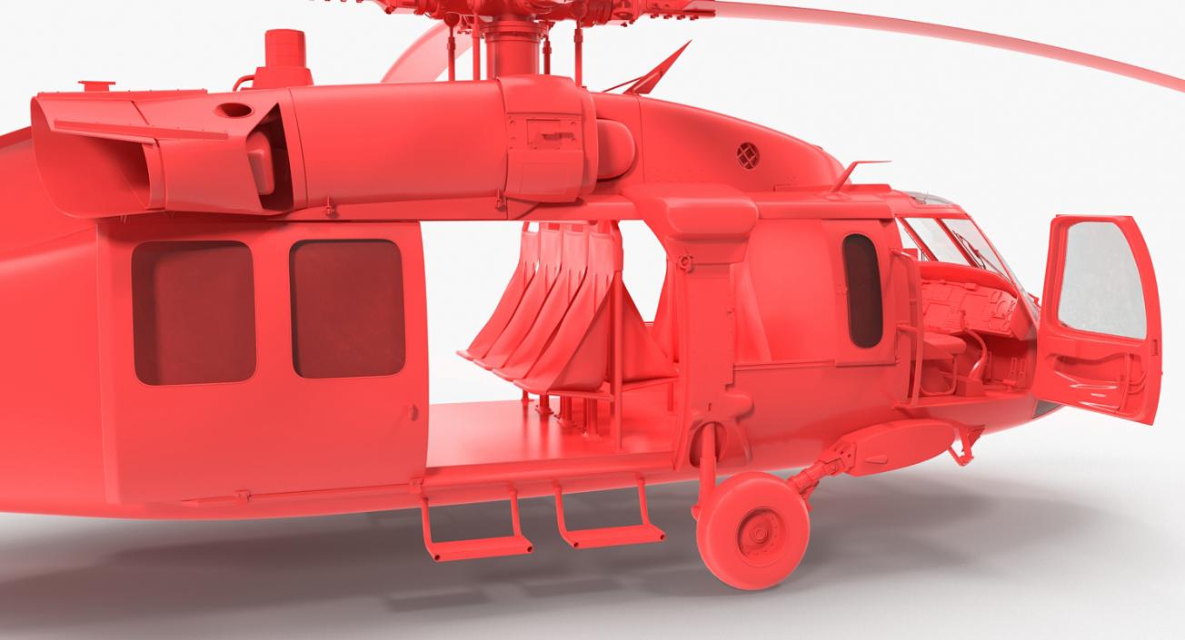 Sikorsky Military Rigged Helicopters Collection 3 3D model