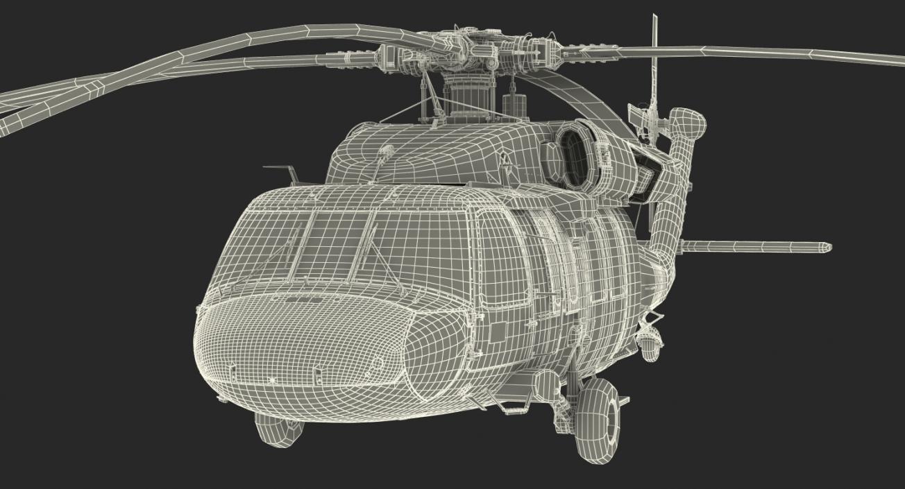 Sikorsky Military Rigged Helicopters Collection 3 3D model