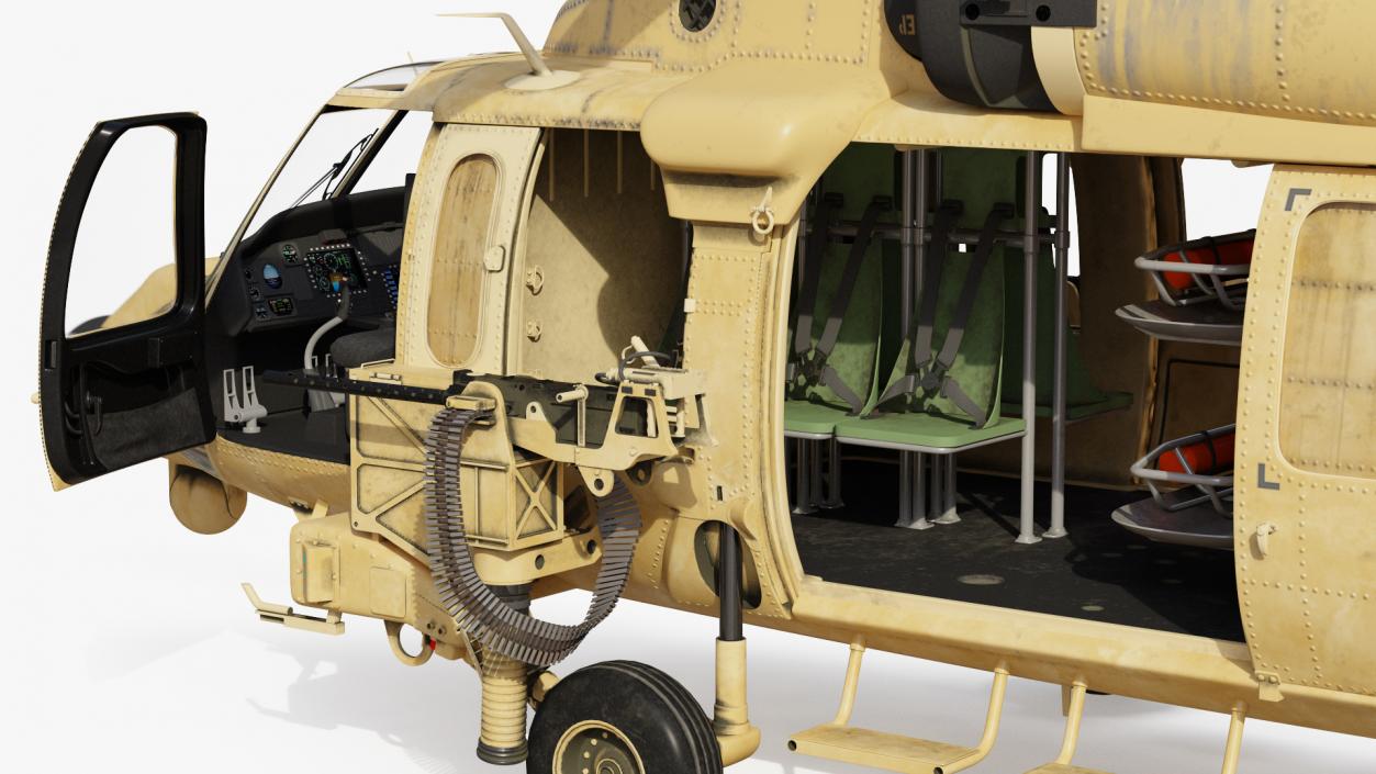 Sikorsky Military Rigged Helicopters Collection 3 3D model