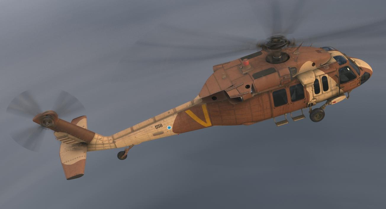 Sikorsky Military Rigged Helicopters Collection 3 3D model