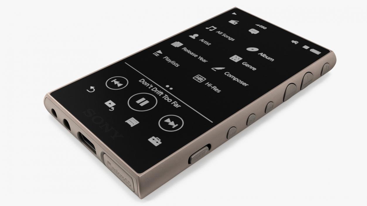 3D model Digital MP3 Audio Media Player