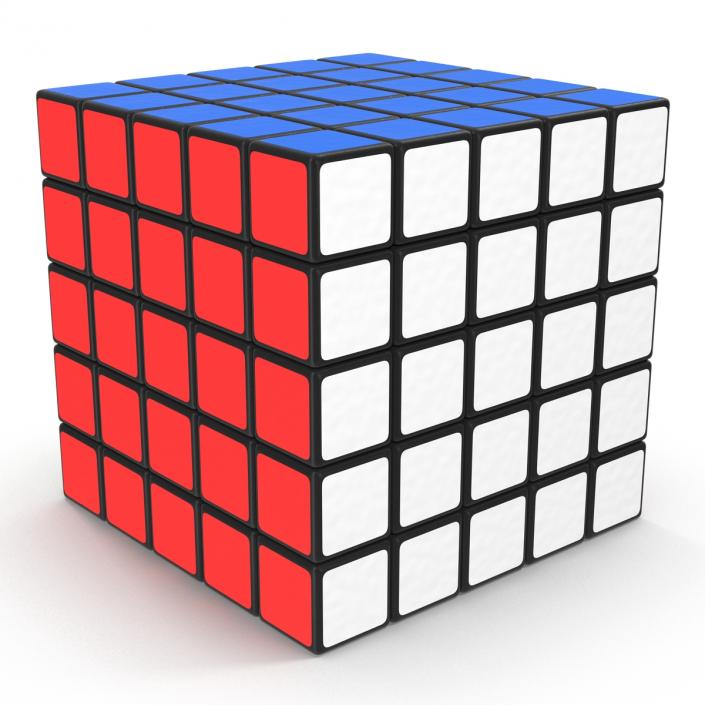 3D Rubiks Professional 5x5 Cube model