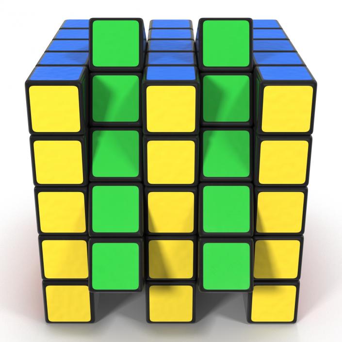 3D Rubiks Professional 5x5 Cube model