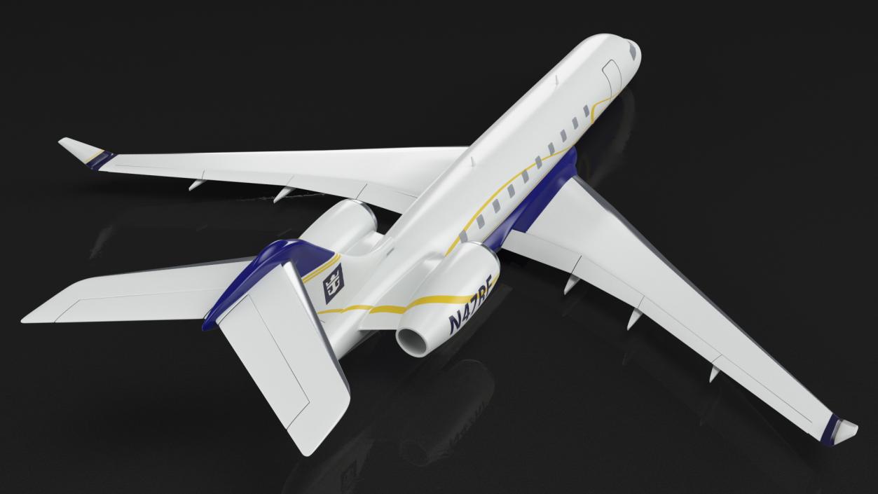 3D Bombardier Global 6000 Scale model