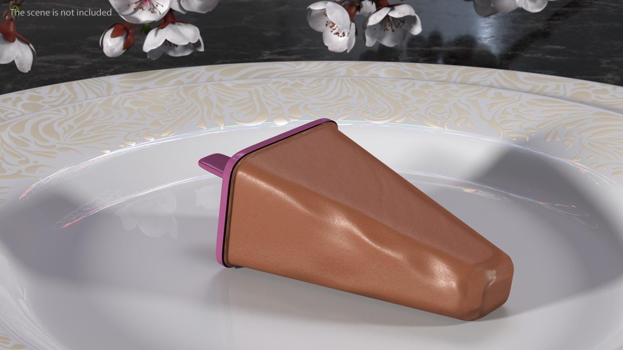 3D Homemade Ice Cream Chocolate model