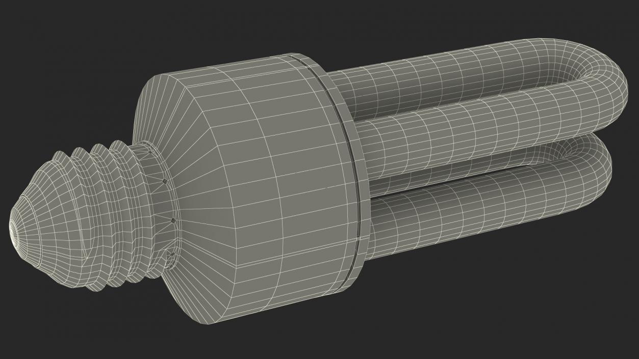 3D Ubend Compact Fluorescent Light Bulb