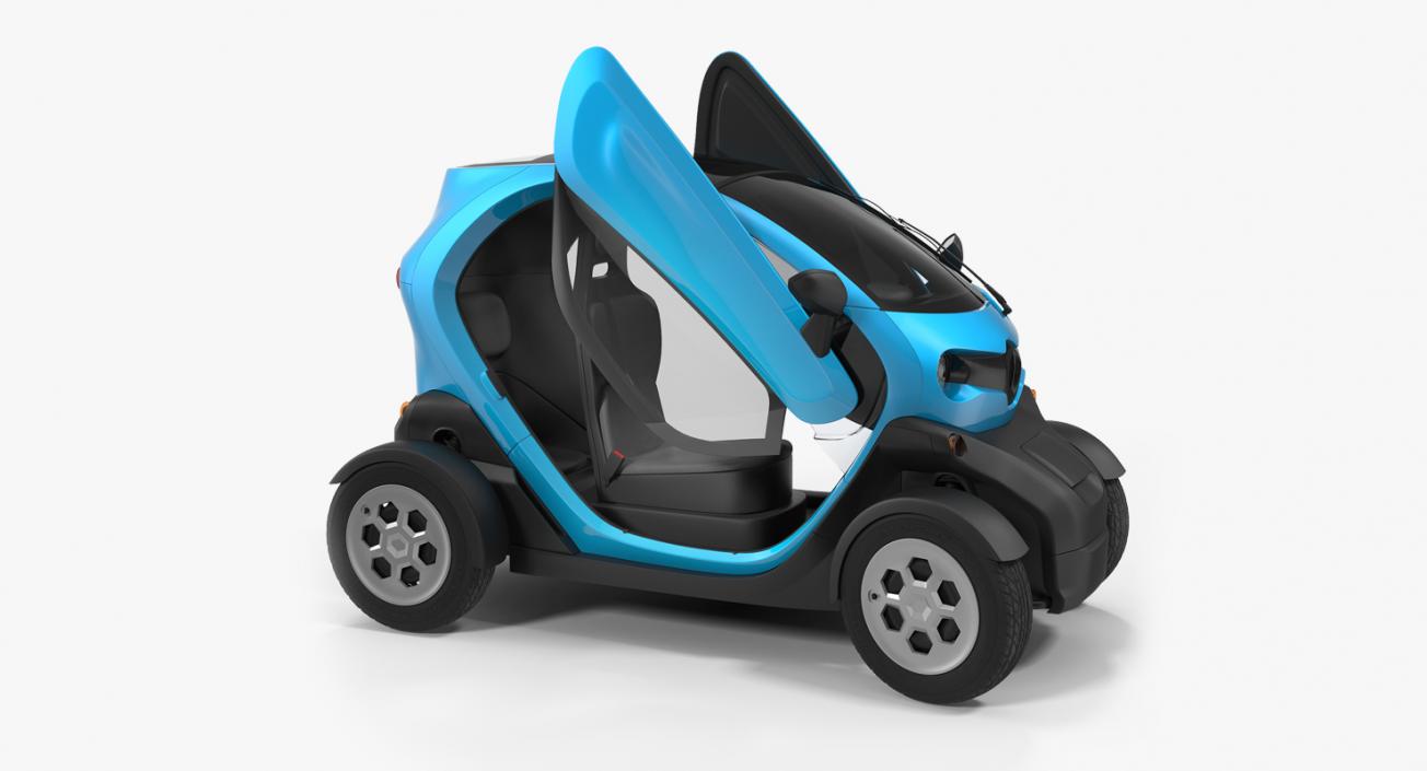 Mini Electric Car Generic Rigged 3D