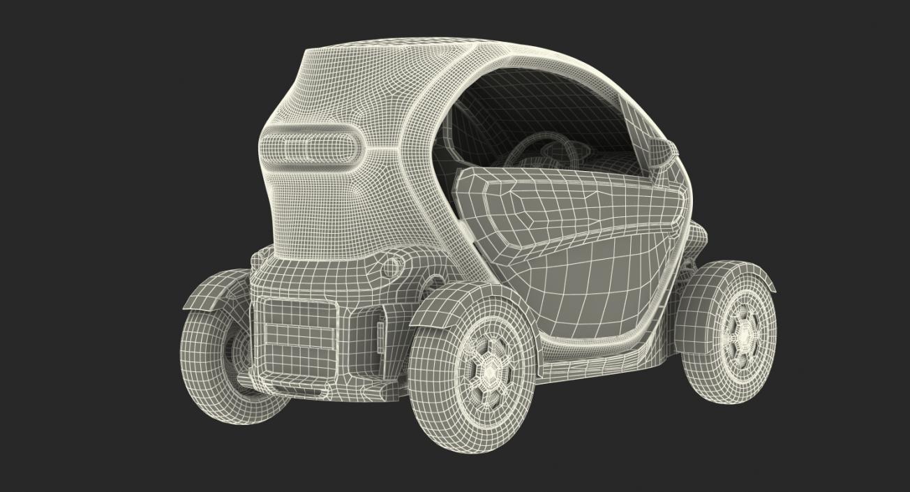 Mini Electric Car Generic Rigged 3D