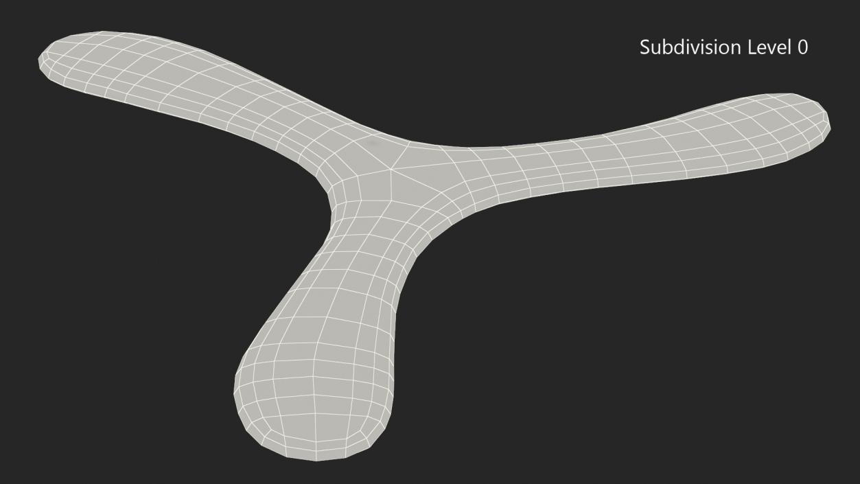 Three Winged Boomerang 3D