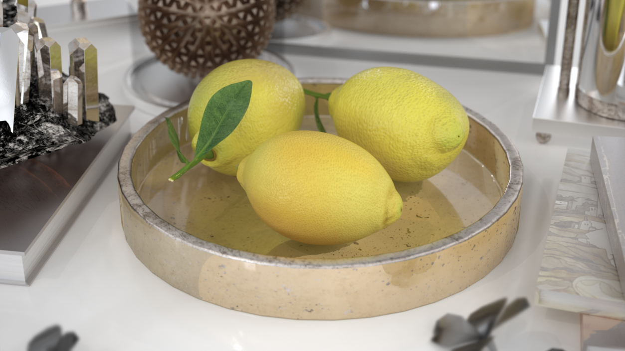 3D model Realistic Lemon