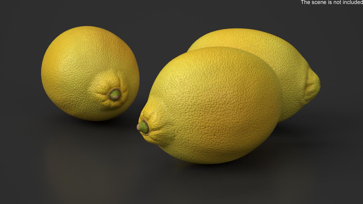 3D model Realistic Lemon