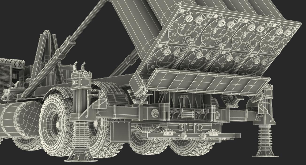 3D model US Mobile Anti Ballistic Missile System THAAD