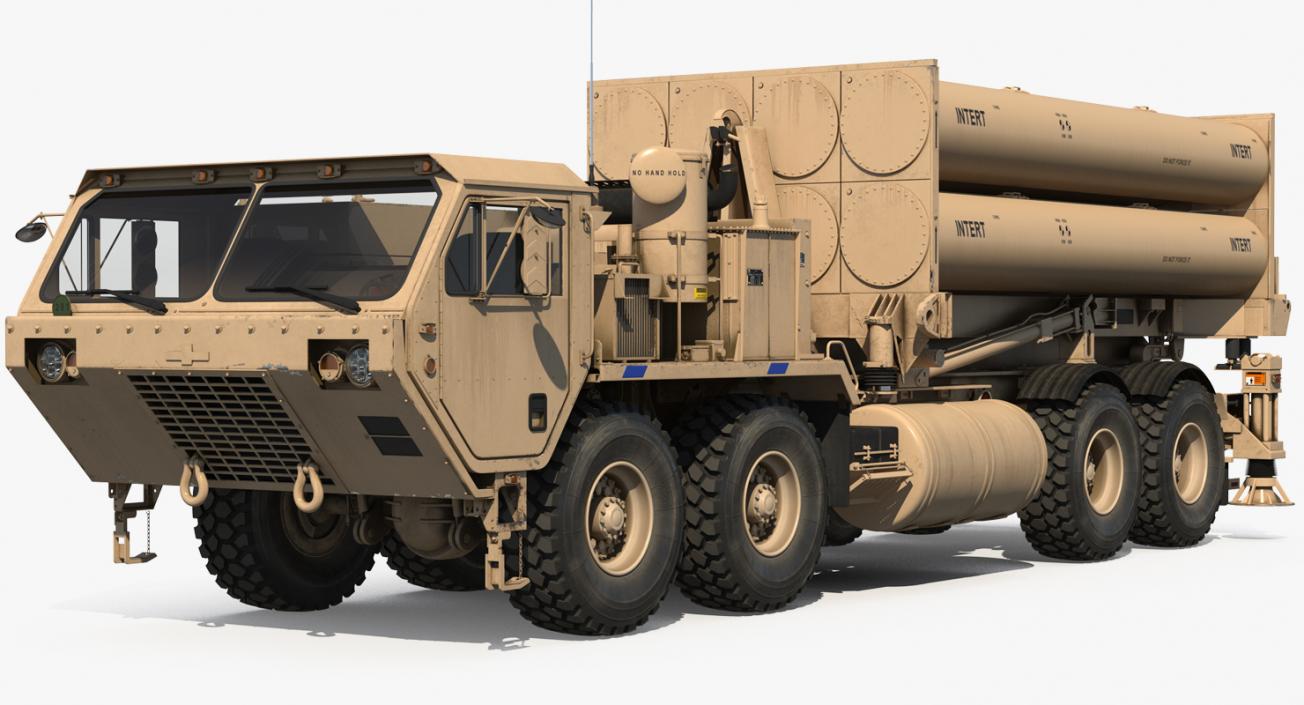 3D model US Mobile Anti Ballistic Missile System THAAD