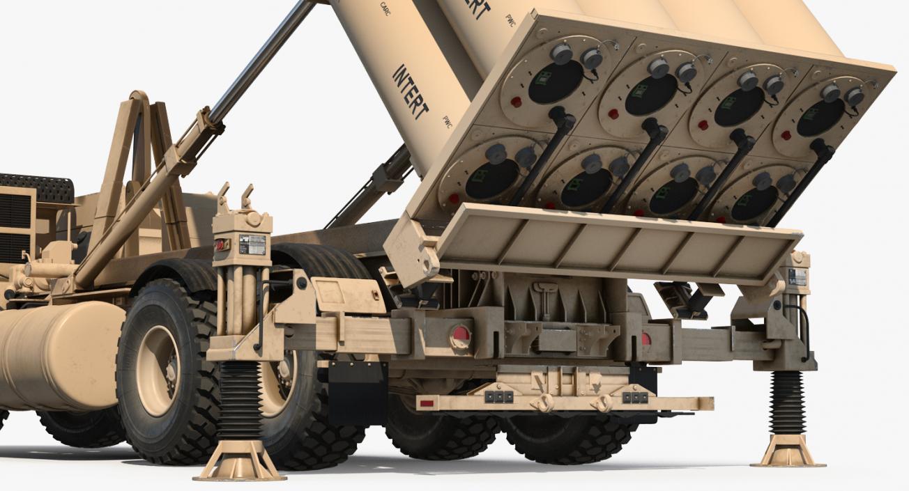 3D model US Mobile Anti Ballistic Missile System THAAD