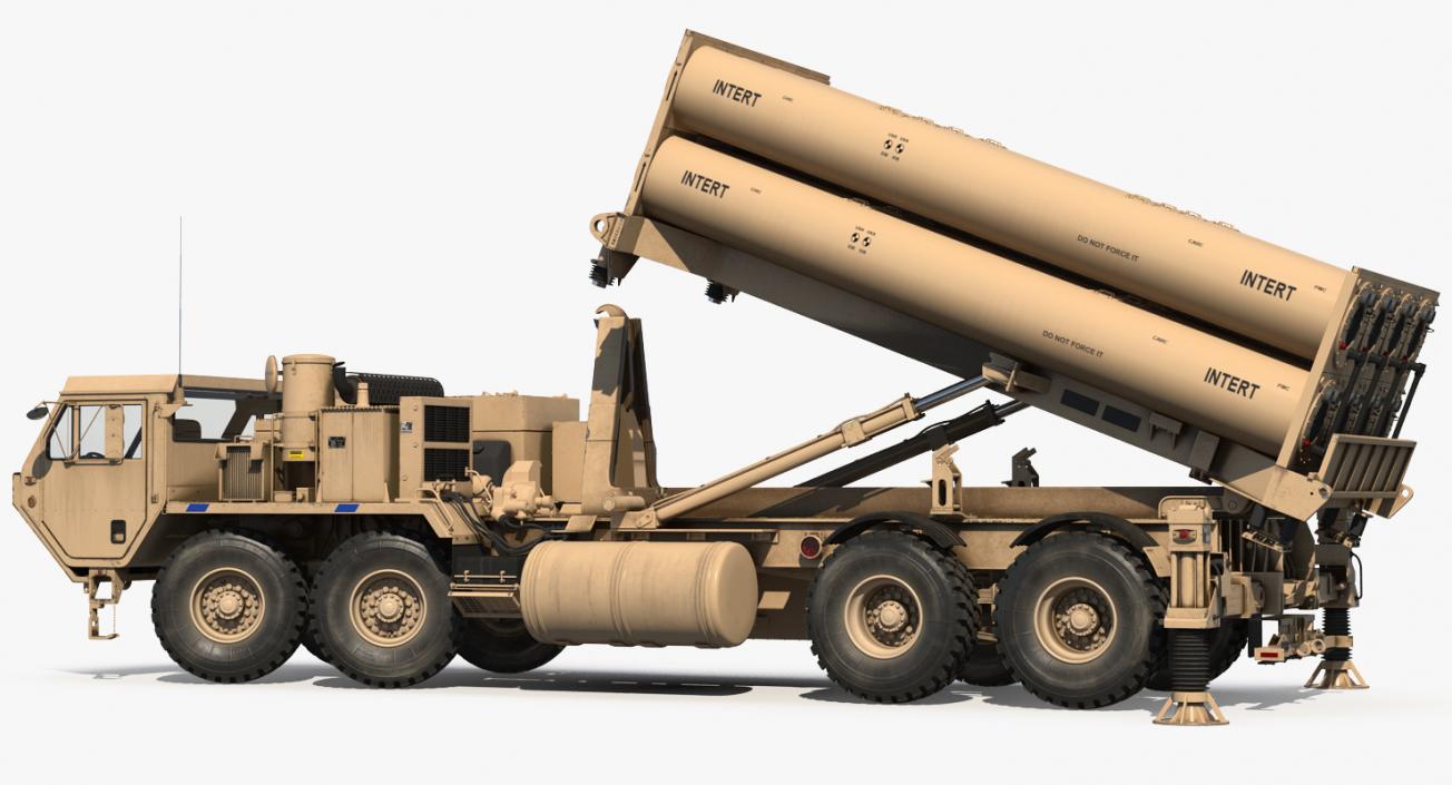 3D model US Mobile Anti Ballistic Missile System THAAD