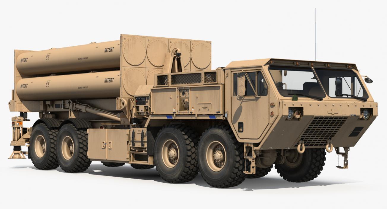 3D model US Mobile Anti Ballistic Missile System THAAD