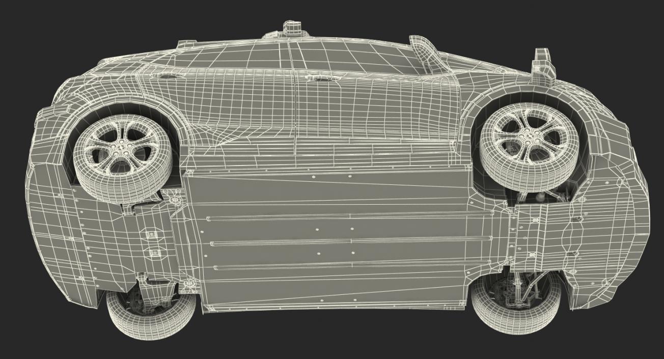 GM Cruise Automation Bolt EV Self Driving Car Rigged 3D