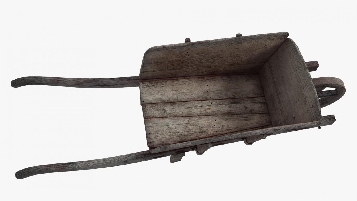 Antique Wheelbarrow 3D model