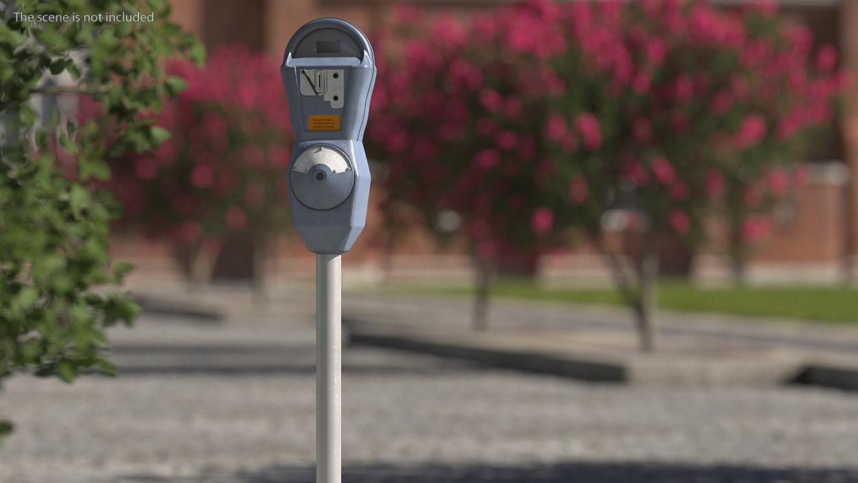 3D Digital Parking Meters Collection model