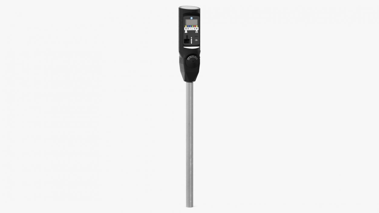 3D Digital Parking Meters Collection model