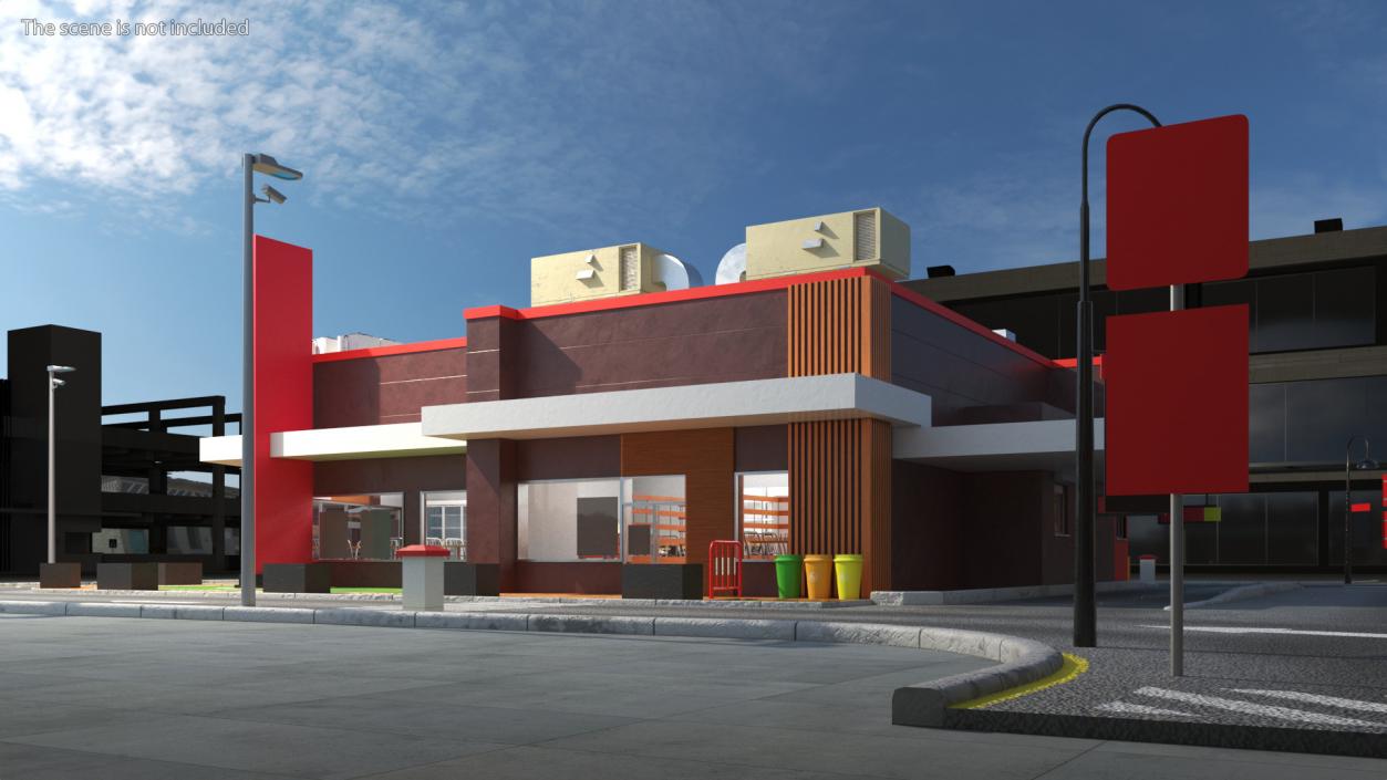 Fast Food Restaurant 2 3D