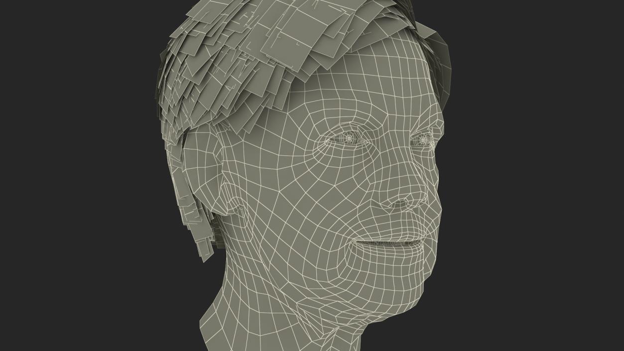 Older Womens Head 3D