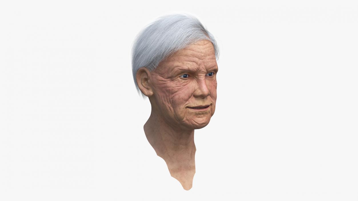 Older Womens Head 3D