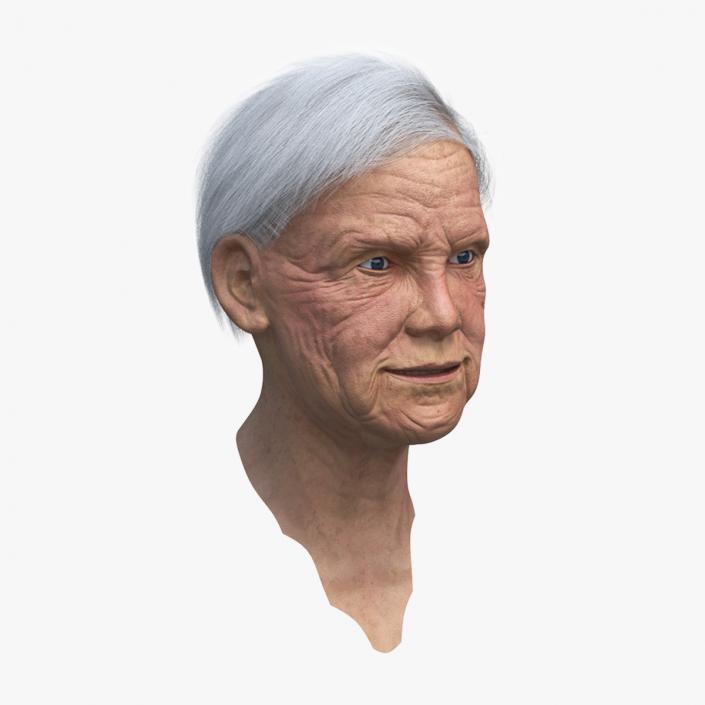 Older Womens Head 3D