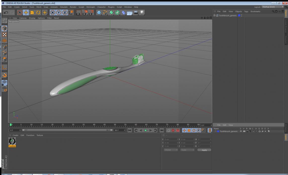 3D Toothbrush Generic model